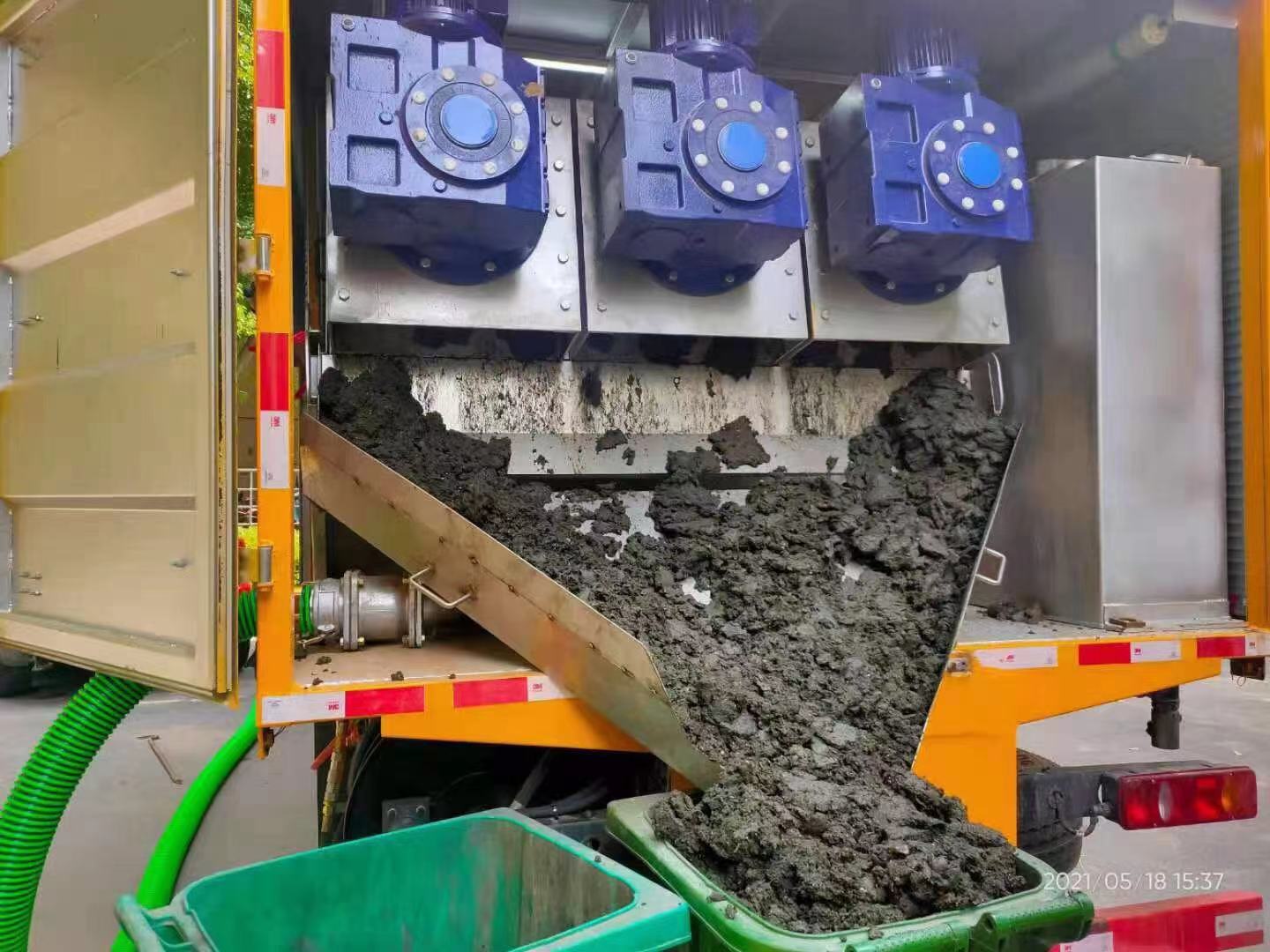 吉阳镇化粪池清掏城市维护站-泥浆净化干湿分离处理